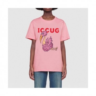 Gucci  Mm/Wm Logo Short Sleeved Tshirts Pink - 구찌 2021 남/녀 로고 반팔티 Guc03909x Size(s 