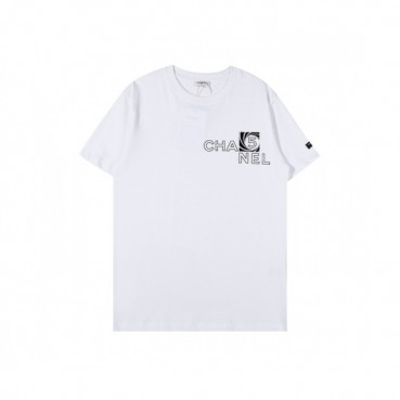 Chanel  Mm/Wm 'CC' Logo Cotton Short Sleeved Tshirts White - 샤넬 2021 남/녀 'CC'로고 코튼 반팔티 Cnl0742x Size(s 