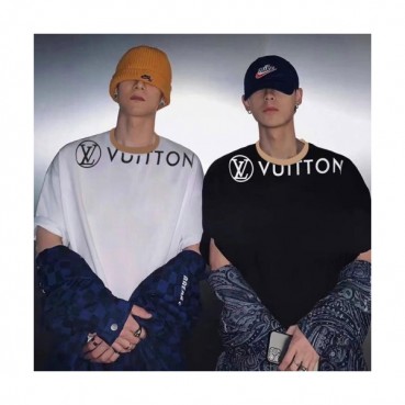 [유니크]Louis vuitton  Mm/Wm Logo Short Sleeved Tshirts White - 루이비통 2021 남/녀 로고 반팔티 Lou03445x Size(s 