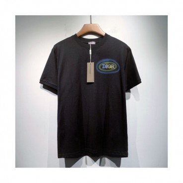 Dior  Mm/Wm Casual Crew-neck Short Sleeved Tshirts Black 