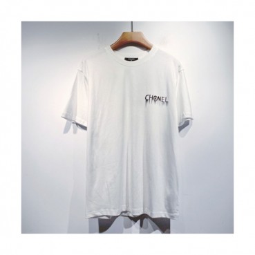 Chanel  Mm/Wm 'CC' Logo Cotton Short Sleeved Tshirts White - 샤넬 2021 남/녀 'CC'로고 코튼 반팔티 Cnl0741x Size(s 