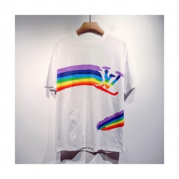 Louis vuitton  Mm/Wm Logo Short Sleeved Tshirts White - 루이비통 2021 남/녀 로고 반팔티 Lou03441x Size(s 