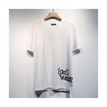Louis vuitton  Mm/Wm Logo Short Sleeved Tshirts White - 루이비통 2021 남/녀 로고 반팔티 Lou03436x Size(s 