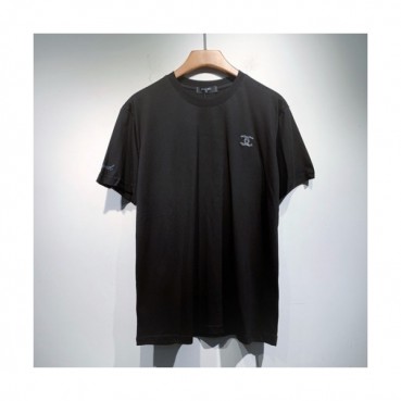 Chanel  Mm/Wm 'CC' Logo Cotton Short Sleeved Tshirts Black - 샤넬 2021 남/녀 'CC'로고 코튼 반팔티 Cnl0738x Size(s 