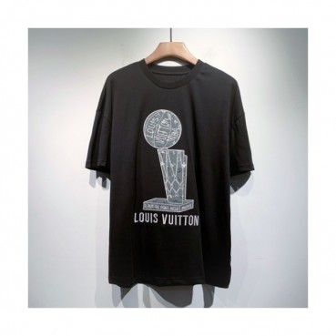 Louis vuitton  Mm/Wm Logo Short Sleeved Tshirts Black - 루이비통 2021 남/녀 로고 반팔티 Lou03427x Size(s 