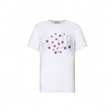 Dior  Mm/Wm Casual Crew-neck Short Sleeved Tshirts White 