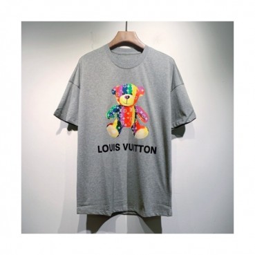 Louis vuitton  Mm/Wm Logo Short Sleeved Tshirts Gray - 루이비통 2021 남/녀 로고 반팔티 Lou03416x Size(s 