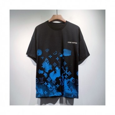 Louis vuitton  Mm/Wm Logo Short Sleeved Tshirts Black - 루이비통 2021 남/녀 로고 반팔티 Lou03413x Size(s 