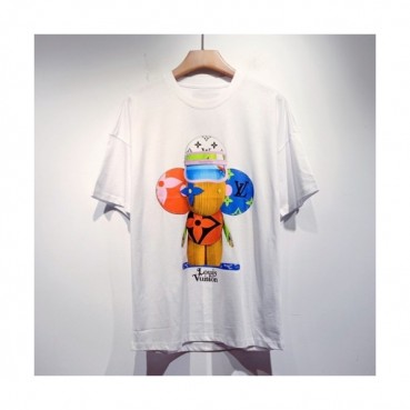 Louis vuitton  Mm/Wm Logo Short Sleeved Tshirts White - 루이비통 2021 남/녀 로고 반팔티 Lou03407x Size(s 