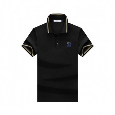Loewe  Mens Smile Short Sleeved Tshirts Black - 로에베 2021 남성 폴로 반팔티 Loe0466x Size(m 
