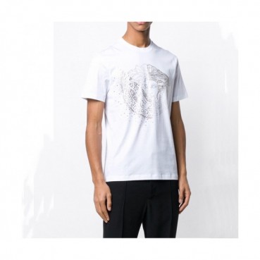 [추천템]Versace  Mens Logo Short Sleeved Tshirts Black - 베르사체 2021 남성 메두사 반팔티 Ver0860x Size(s 