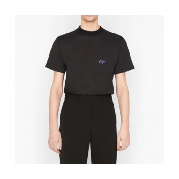 Dior  Mm/Wm Casual Crew-neck Short Sleeved Tshirts Black 