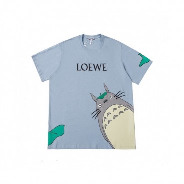 Loewe  Mens Smile Short Sleeved Tshirts Blue - 로에베 2021 남성 폴로 반팔티 Loe0464x Size(s 