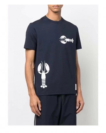 Thom Browne  Mens Casual Short Sleeved Tshirts Navy - 톰브라운 2023 남성 캐쥬얼 반팔티 Thom01341x Size(0 
