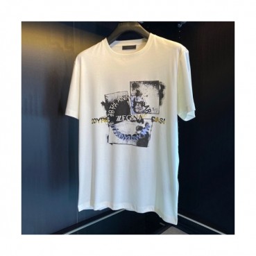 Ermenegildo Zegna  Mens Business Short Sleeved Polo Tshirts White - 에르메네질도 2021 제냐 남성 비지니스 반팔티 Zeg0303x Size(m 