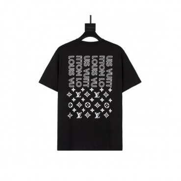 Louis vuitton  Mm/Wm Logo Short Sleeved Tshirts Black - 루이비통 2021 남/녀 로고 반팔티 Lou03402x Size(xs 