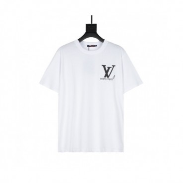 Louis vuitton  Mm/Wm Logo Short Sleeved Tshirts White - 루이비통 2021 남/녀 로고 반팔티 Lou03401x Size(xs 