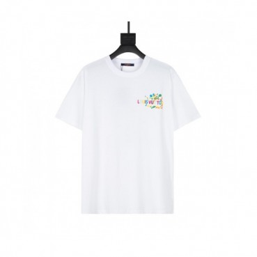 Louis vuitton  Mm/Wm Logo Short Sleeved Tshirts White - 루이비통 2021 남/녀 로고 반팔티 Lou03399x Size(xs 