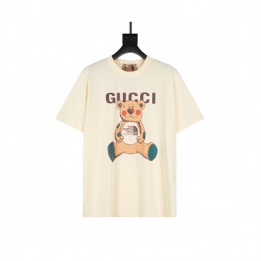 Gucci  Mm/Wm Logo Short Sleeved Tshirts Ivory - 구찌 2021 남/녀 로고 반팔티 Guc03880x Size(xs 