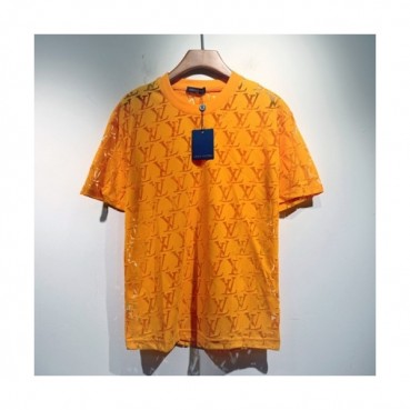 Louis vuitton  Mm/Wm Logo Short Sleeved Tshirts Orange - 루이비통 2021 남/녀 로고 반팔티 Lou03387x Size(s 