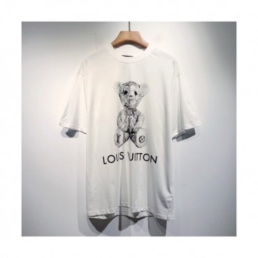 Louis vuitton  Mm/Wm Logo Short Sleeved Tshirts White - 루이비통 2021 남/녀 로고 반팔티 Lou03385x Size(s 
