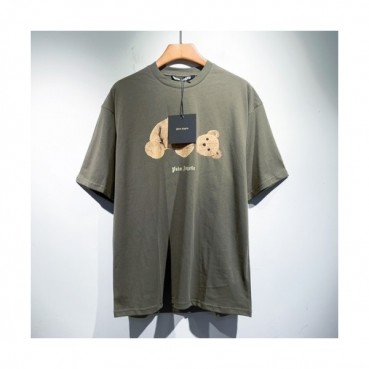 Palm Angels  Mm/Wm Logo Cotton Short Sleeved Tshirts - 팜 엔젤스 2021 남/녀 로고 코튼 반팔티셔츠 Pam0316x Size(s 