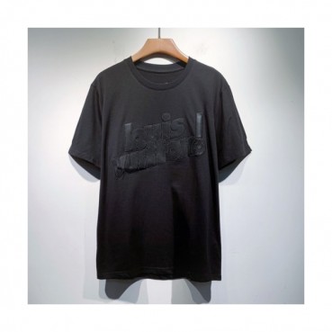 Louis vuitton  Mm/Wm Logo Short Sleeved Tshirts Black - 루이비통 2021 남/녀 로고 반팔티 Lou03383x Size(s 