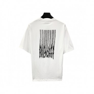 Balenciaga  Mm/Wm Logo Cotton Short Sleeved Tshirts White - 발렌시아가 2021 남/녀 로고 코튼 반팔티 Bal01126x Size(xs 