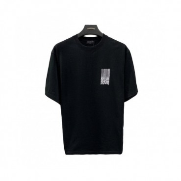 Balenciaga  Mm/Wm Logo Cotton Short Sleeved Tshirts Black - 발렌시아가 2021 남/녀 로고 코튼 반팔티 Bal01125x Size(xs 