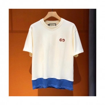 Gucci  Mm/Wm Logo Short Sleeved Tshirts Ivory - 구찌 2021 남/녀 로고 반팔티 Guc03848x Size(xs 