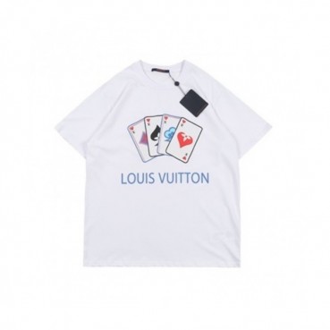 Louis vuitton  Mm/Wm Logo Short Sleeved Tshirts White - 루이비통 2021 남/녀 로고 반팔티 Lou03363x Size(xs 