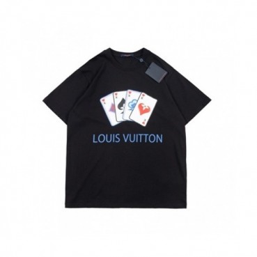 Louis vuitton  Mm/Wm Logo Short Sleeved Tshirts Black - 루이비통 2021 남/녀 로고 반팔티 Lou03362x Size(xs 