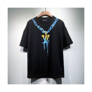 Louis vuitton  Mm/Wm Logo Short Sleeved Tshirts Black - 루이비통 2021 남/녀 로고 반팔티 Lou03357x Size(s 