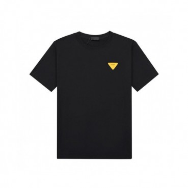 Prada   Mm/Wm Basic Logo Short Sleeved Tshirts Black - 프라다 2021 남/녀 베이직 로고 반팔티 Pra02316x Size(s 