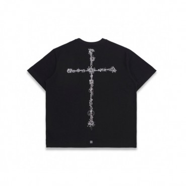 Givenchy  Mens Logo Short Sleeved Tshirts Black - 지방시 2021 남성 로고 코튼 반팔티 Giv0540x Size(xs 