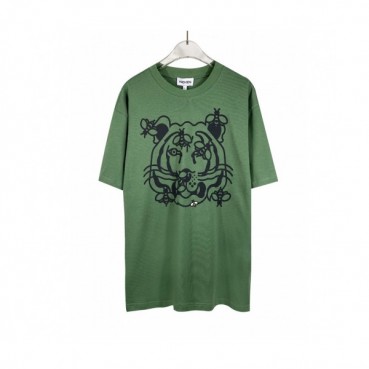 Kenzo  Mm/Wm Tiger Cotton Short Sleeved Tshirts - 겐조 2021 남자 타이거 캐쥬얼 코튼  반팔티 Ken0156x Size(m 