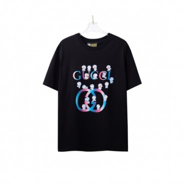 Gucci  Mm/Wm Logo Short Sleeved Tshirts Black - 구찌 2021 남/녀 로고 반팔티 Guc03840x Size(xs 