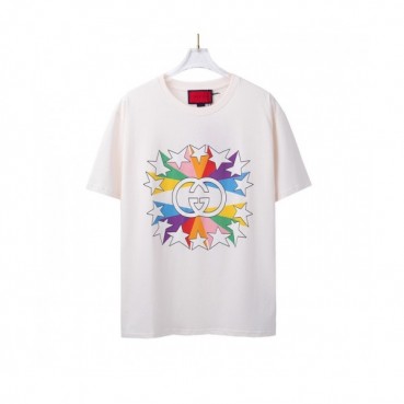 Gucci  Mm/Wm Logo Short Sleeved Tshirts White - 구찌 2021 남/녀 로고 반팔티 Guc03839x Size(xs 