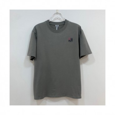 Loewe  Mens Smile Short Sleeved Tshirts Gray - 로에베 2021 남성 폴로 반팔티 Loe0451x Size(xs 