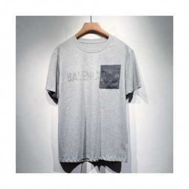 Balenciaga  Mm/Wm Logo Cotton Short Sleeved Tshirts Gray - 발렌시아가 2021 남/녀 로고 코튼 반팔티 Bal01111x Size(s 