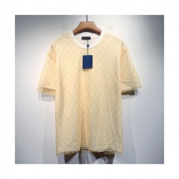 Louis vuitton  Mm/Wm Logo Short Sleeved Tshirts Yellow - 루이비통 2021 남/녀 로고 반팔티 Lou03348x Size(s 
