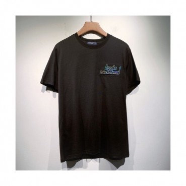 Louis vuitton  Mm/Wm Logo Short Sleeved Tshirts Black - 루이비통 2021 남/녀 로고 반팔티 Lou03345x Size(s 