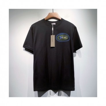 Dior  Mm/Wm Casual Crew-neck Short Sleeved Tshirts Black 