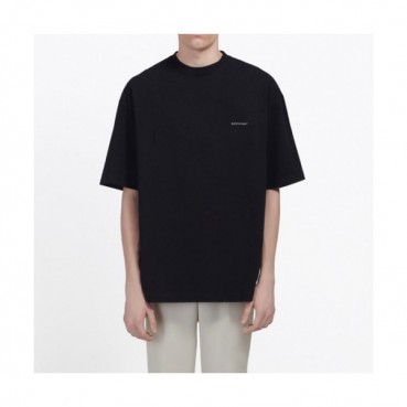 Balenciaga  Mm/Wm Logo Cotton Short Sleeved Tshirts Black - 발렌시아가 2021 남/녀 로고 코튼 반팔티 Bal01103x Size(xs 