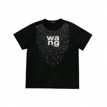 Alexsander Wang  Mm/Wm Logo Short Sleeved Tshirts Black - 알렉산더왕 2021 남/녀 로고 반팔티 Alw0139x Size(xs 