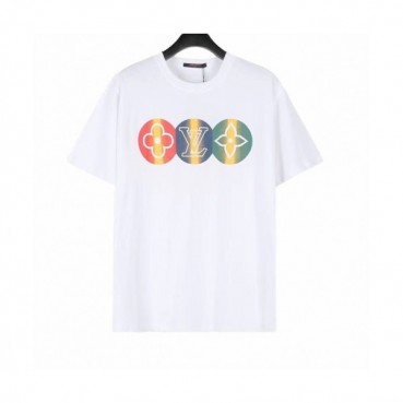 Louis vuitton  Mm/Wm Logo Short Sleeved Tshirts White - 루이비통 2021 남/녀 로고 반팔티 Lou03339x Size(xs 