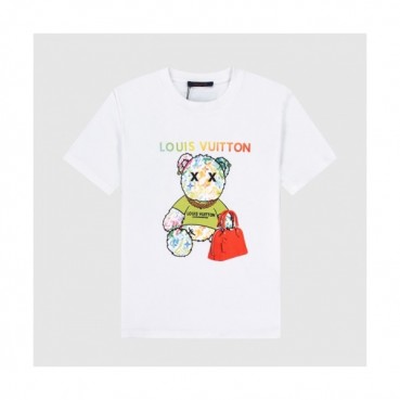 Louis vuitton  Mm/Wm Logo Short Sleeved Tshirts White - 루이비통 2021 남/녀 로고 반팔티 Lou03334x Size(xs 