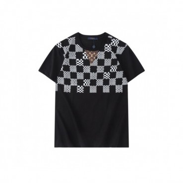 Louis vuitton  Mm/Wm Logo Short Sleeved Tshirts Black - 루이비통 2021 남/녀 로고 반팔티 Lou03331x Size(s 