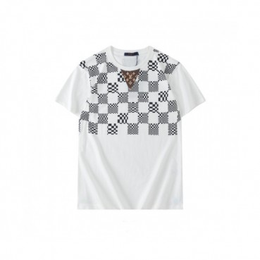 Louis vuitton  Mm/Wm Logo Short Sleeved Tshirts White - 루이비통 2021 남/녀 로고 반팔티 Lou03330x Size(s 