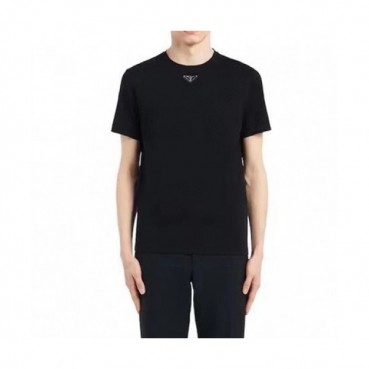 Prada  Mens Basic Logo Short Sleeved Tshirts Black - 프라다 2021 남성 베이직 로고 폴로 반팔티 Pra02309x Size(s 